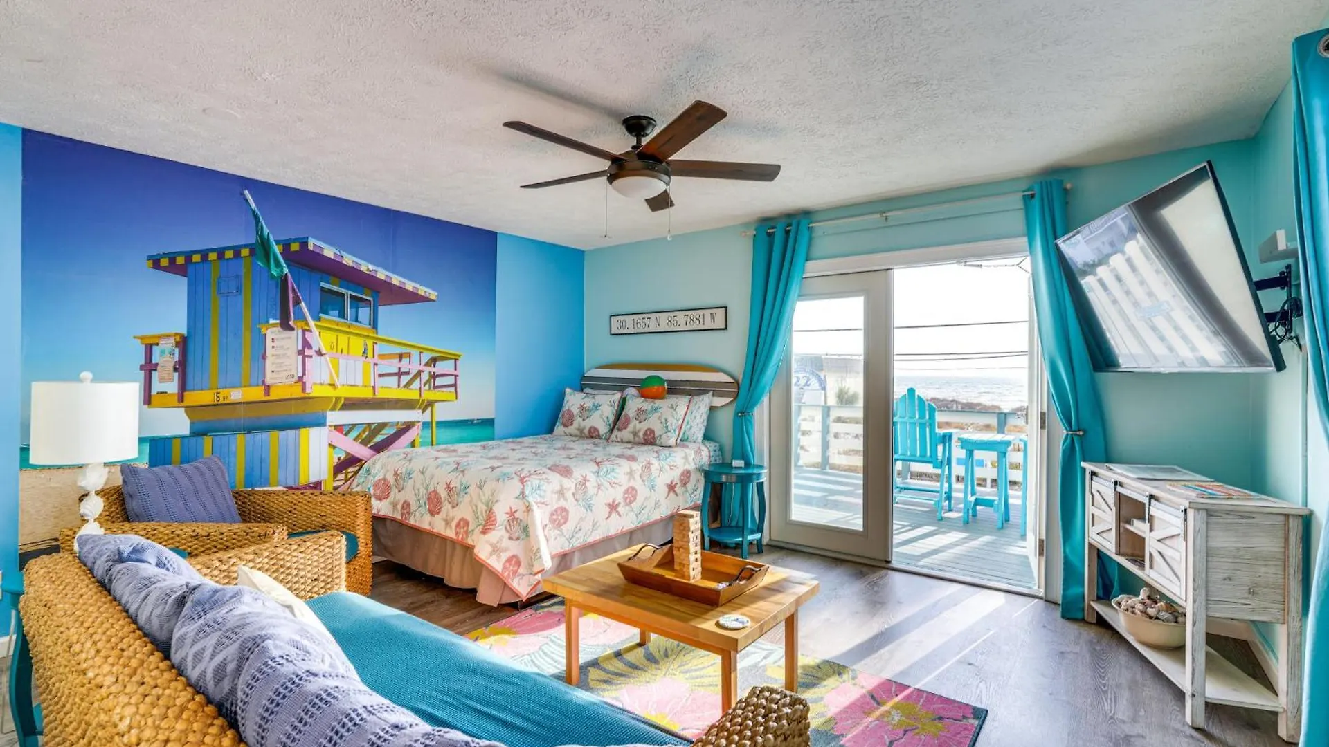 Pcb Apt With Balcony And Gulf Views Walk To Beach Panama City Beach